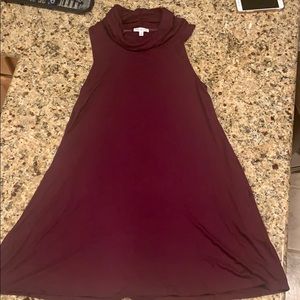 maroon/plum dress